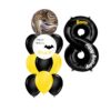 batman balloon bundle with a number foil of choice