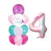 balloon bundle with a foil number of choice