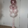 10 piece balloon bouquet in pink