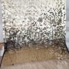 white gold shimmer wall