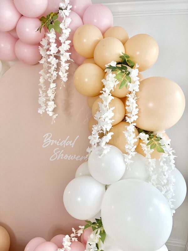 white balloons