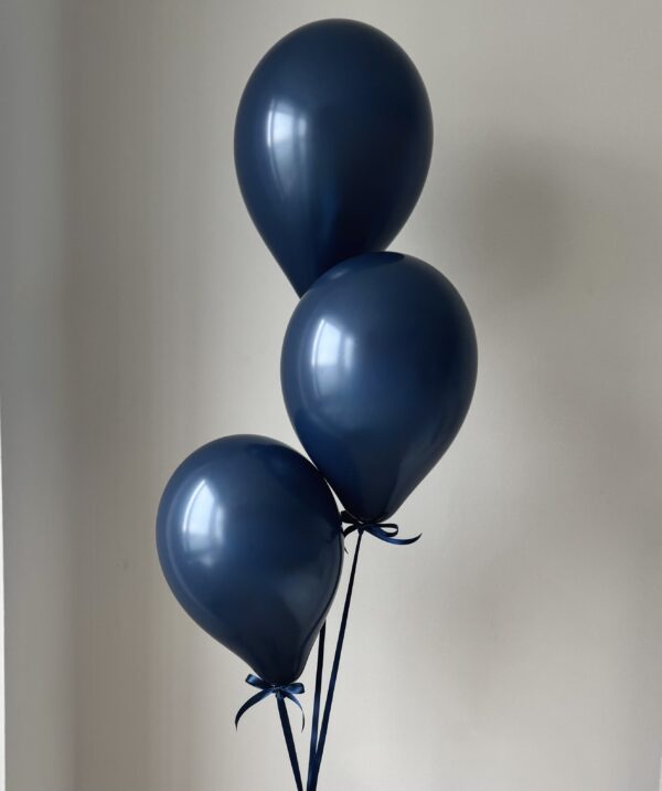 Sapphire navy balloons