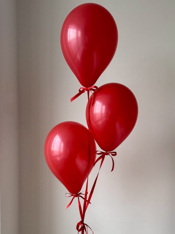 Ruby Red balloons