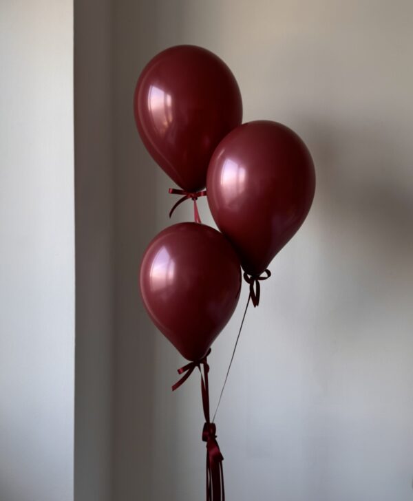 Pastelly Burgundy balloons