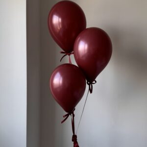 Pastelly Burgundy balloons