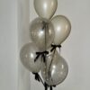 black and Ivory balloons