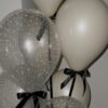 clear polka dots balloons