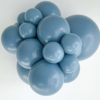 blue glass 11" balloon
