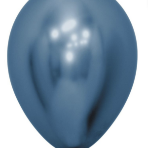 chrome blue 11" balloon
