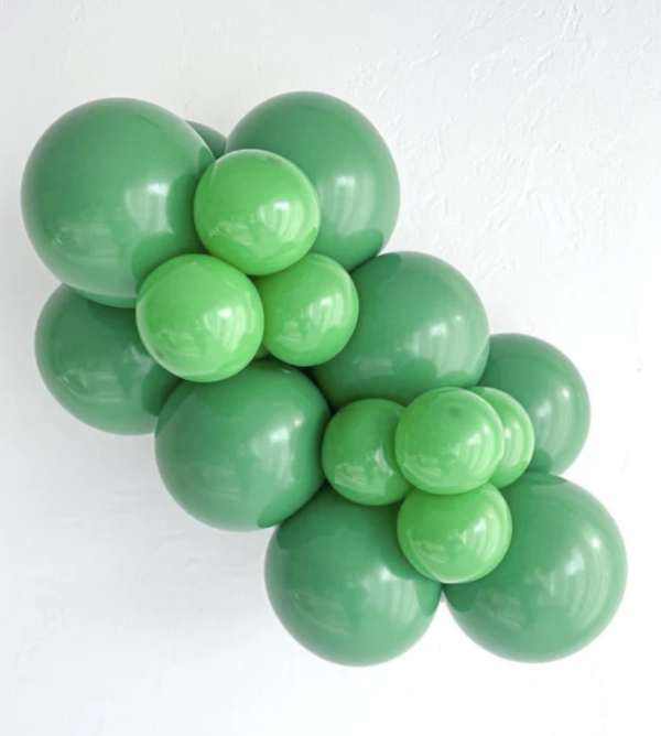Green balloon latex