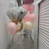 retro white balloons