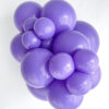 lilac balloon clusters