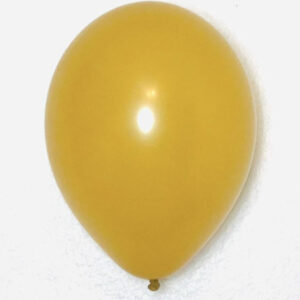 11 inch balloon in mustard yellow