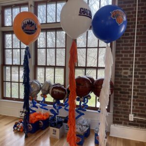 24" balloons and centerpieces