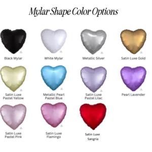 Hearts- Mylar 18"