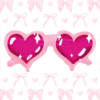 heart sunglasses balloon