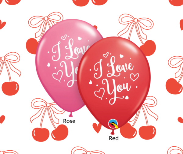 i love you balloons