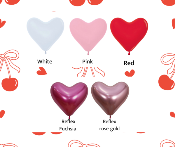 Latex hearts
