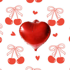 Red 3D Heart- Valentines
