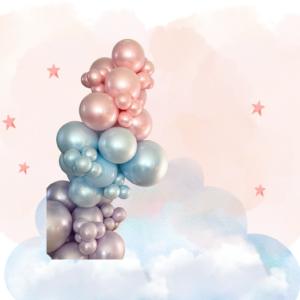 Princess Pearl balloon garland