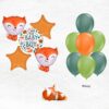 Mylar bouquet and latex bouquet of