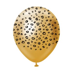 leopard print latex 11inch balloon