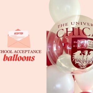 School Acceptance balloon bouquet