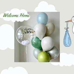 Baby boy bouquet welcome home