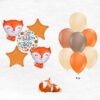 Mylar bouquet and latex bouquet of balloons