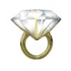 large diamond ring balloon