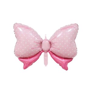 Pink polka dot balloon