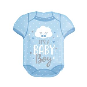 Baby onsie it's a baby boy balloon