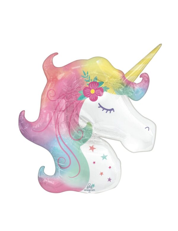 pink unicorn balloon