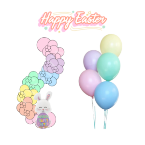 Happy Easter - Garland and bouquet