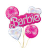 Barbie mattel 5 piece balloon bundle