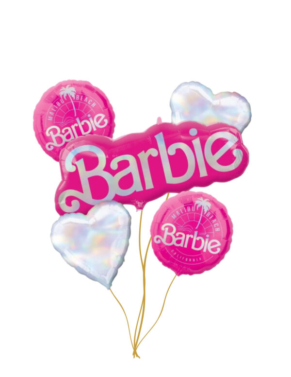 Barbie mattel 5 piece balloon bundle