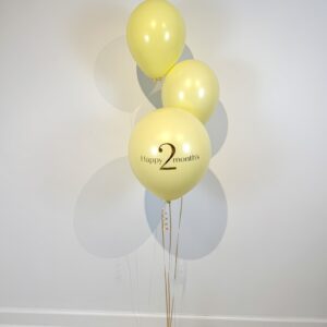 baby milestone balloon bouquet