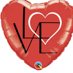 Love Red Heart 18"