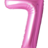Pink Number balloon