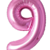 Pink Number foil balloon