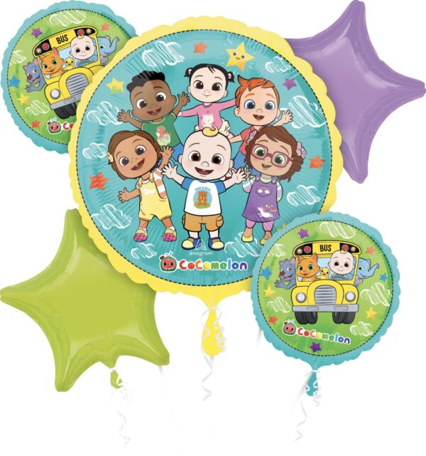 Cocomelon 5 piece balloon bundles