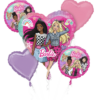 Barbie 5 piece balloon bundles
