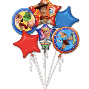 Toy Story 4 -five piece balloon bundle