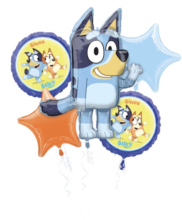 Bluey 5 piece balloon bundles