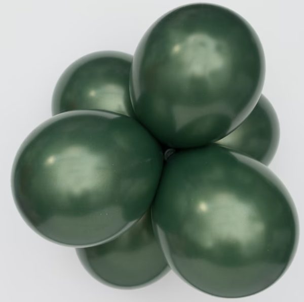 Metallic forest green