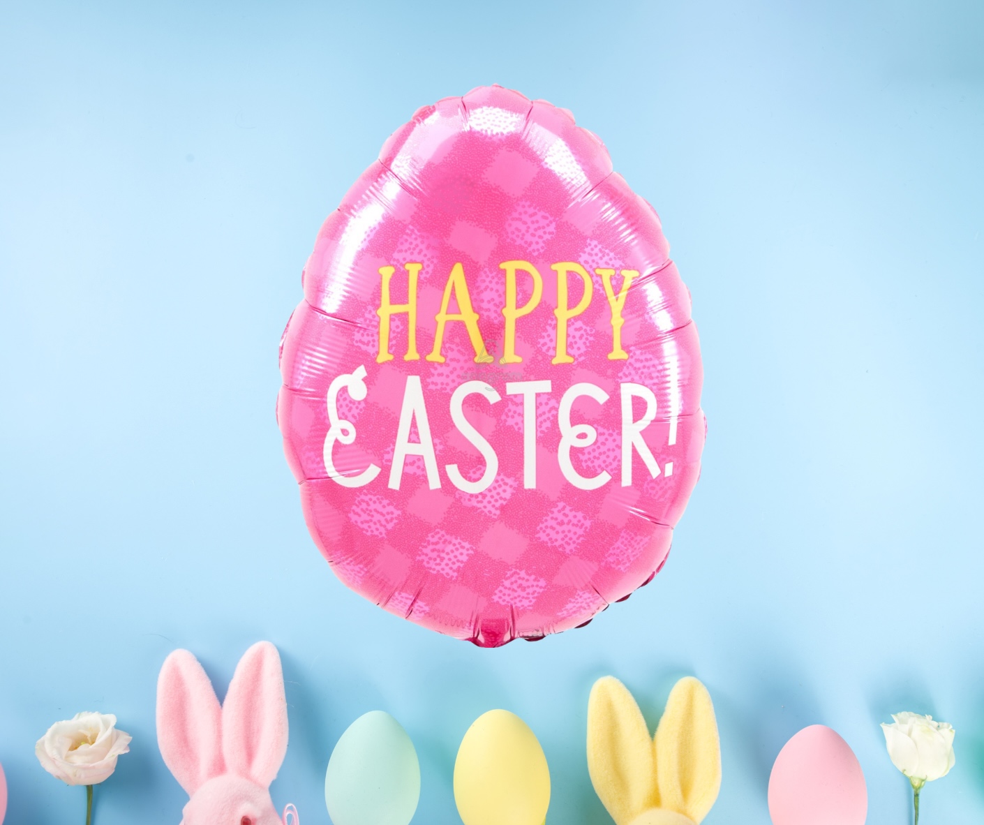 Pink easter egg balloon