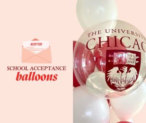 School acceptance balloons