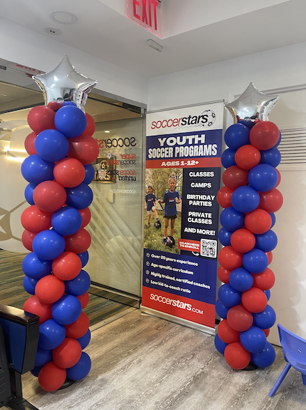 Soccer stars columns