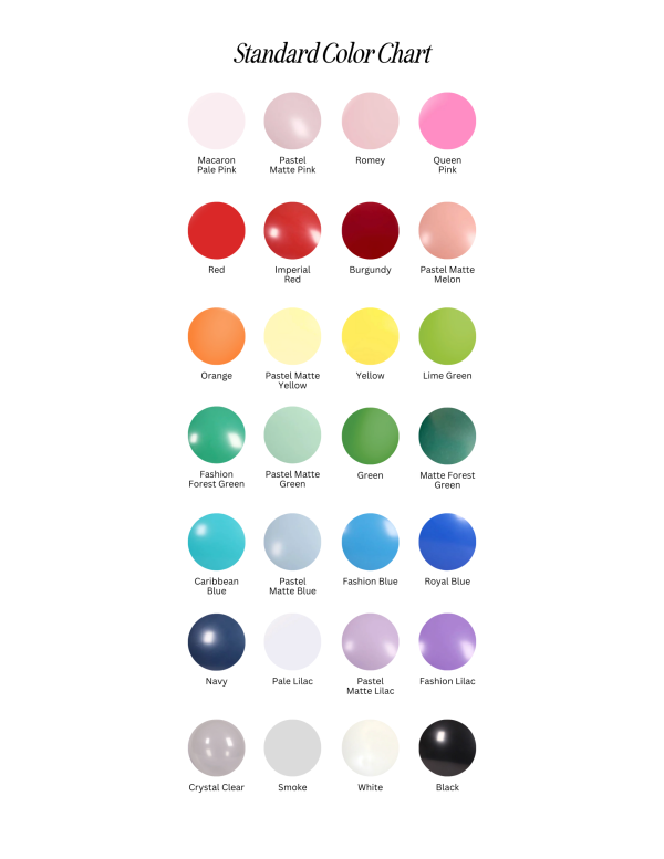 Standard school colors scaled