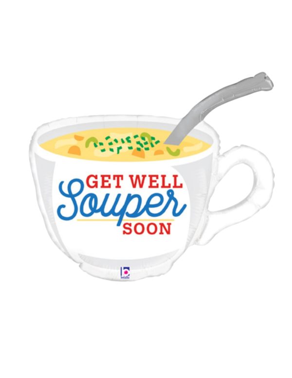 Get well souper soon balloon